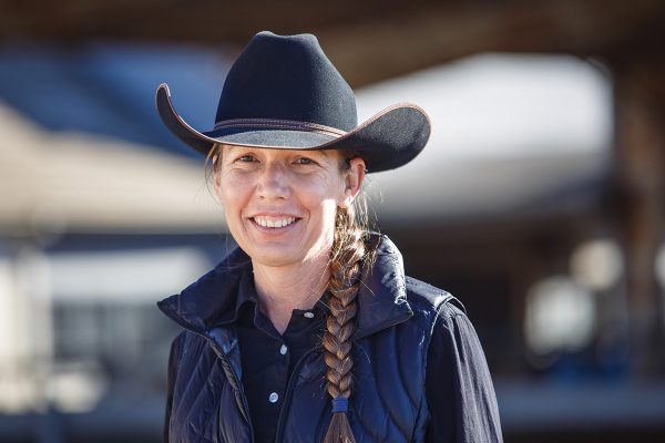 Riding instructor Amy Andresen explains the extended western gaits