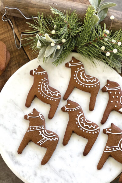 Dala horse cookies