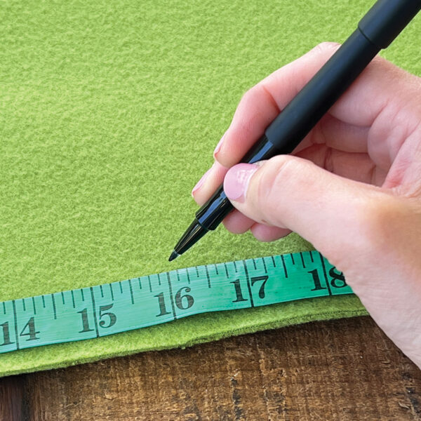 Marking a measuring tape