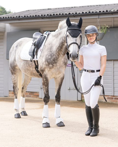This Esme with her horse Joey.