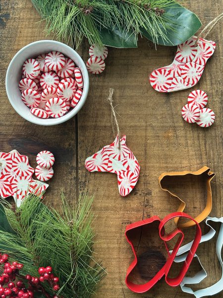 DIY horse peppermint ornaments.