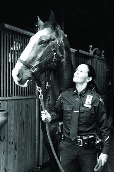 police on horseback
