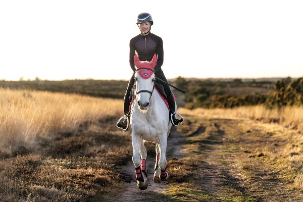 This Esme galloping one of her horses