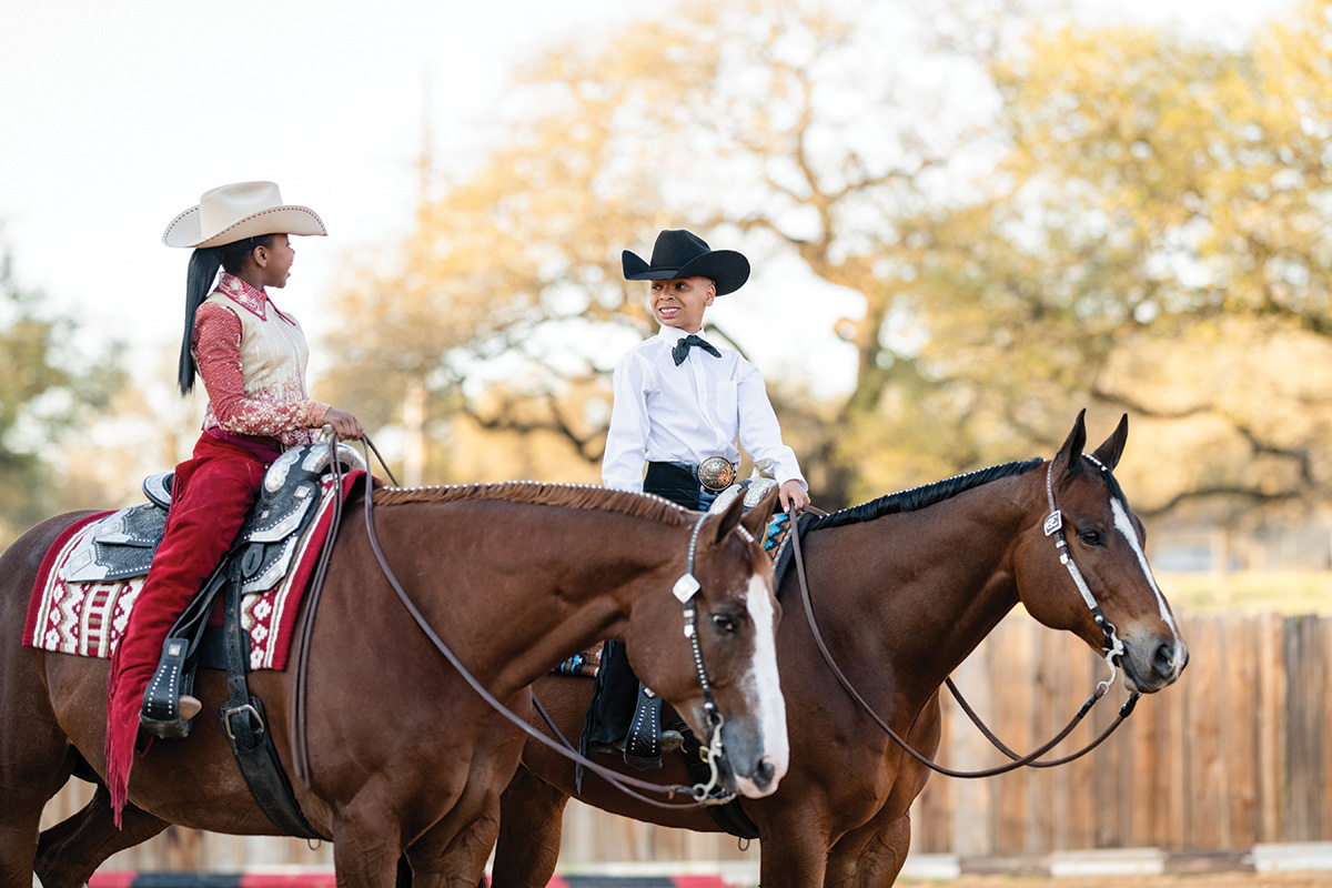 Horse Show Siblings