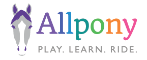 The logo for the Allpony website.