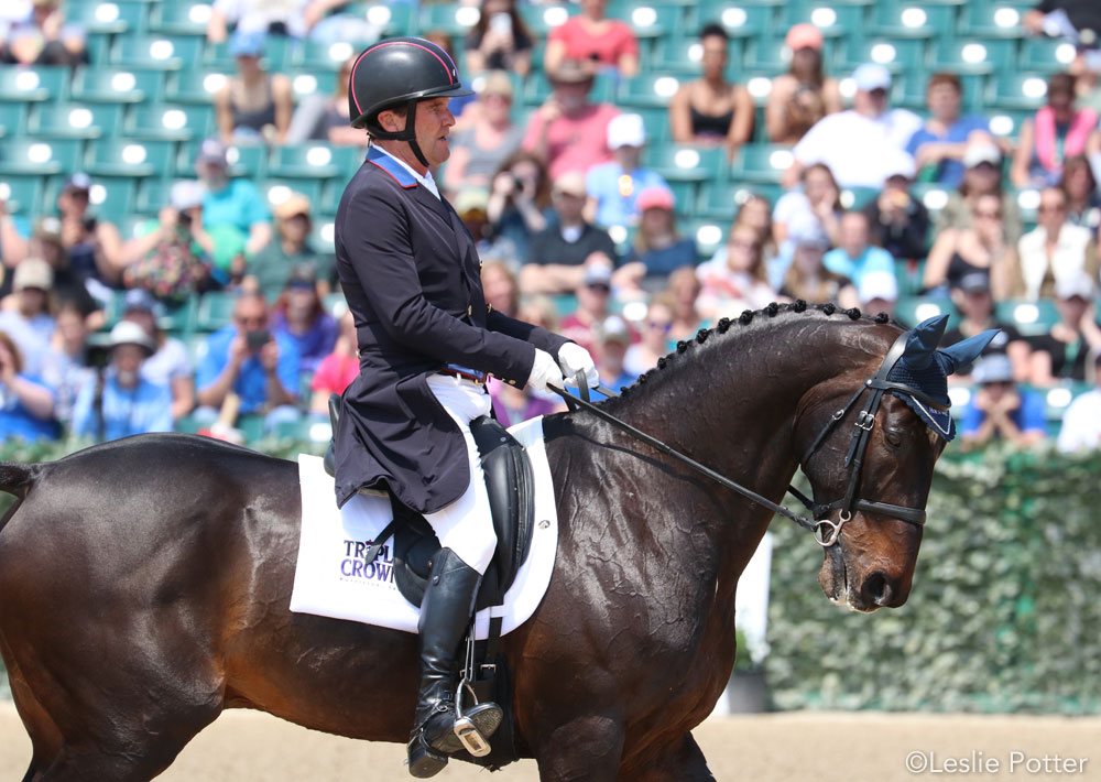 Phillip Dutton and I'm Sew Ready competing in dressage