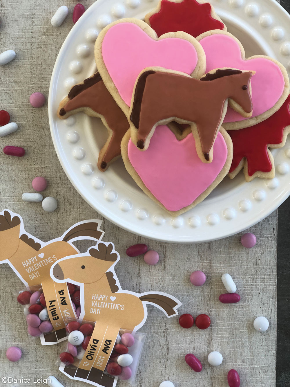DIY Valentines and Valentine's Day cookies