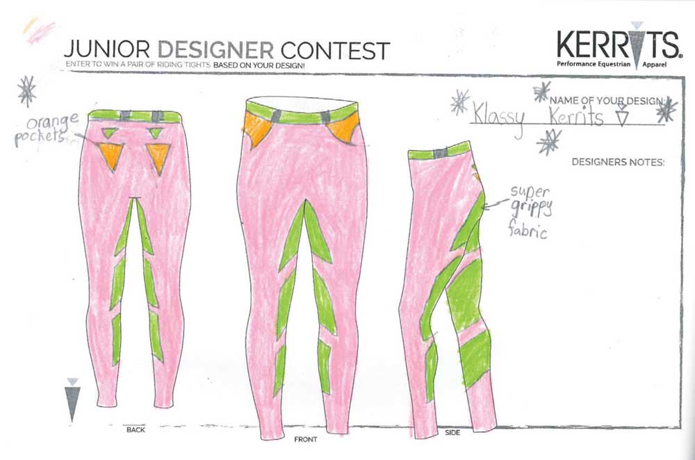 Young Rider/Kerrits Junior Designer Contest Winners