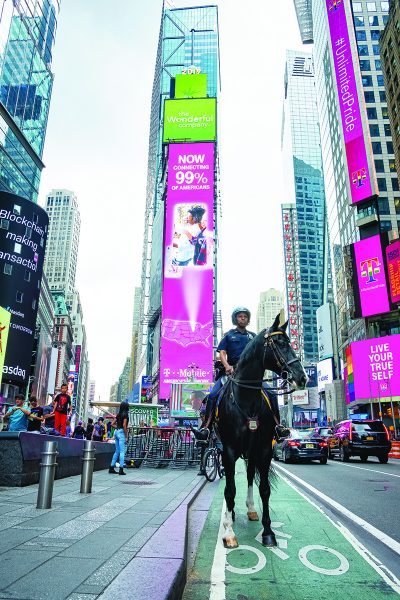 police on horseback