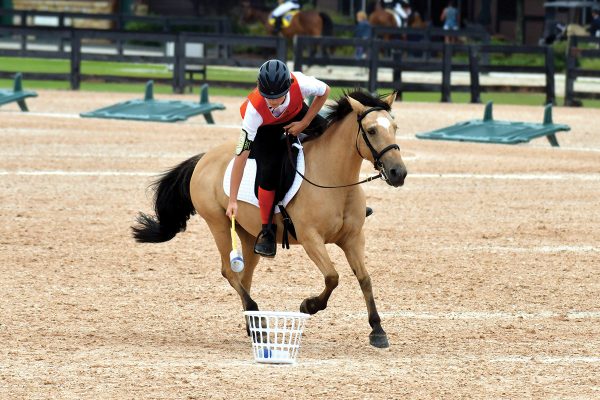 Pony Club mounted games.