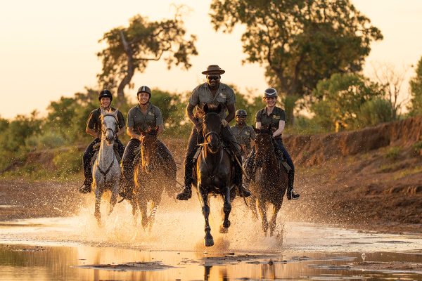 A riding safari in Botswana