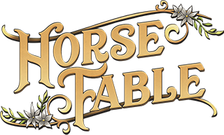 The logo for Horse Fable, a popular story-driven horsey game.