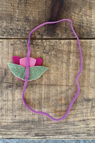 Creating a DIY horsey bookmark.