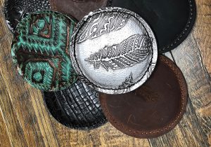 5 Star Equine Leather Coasters