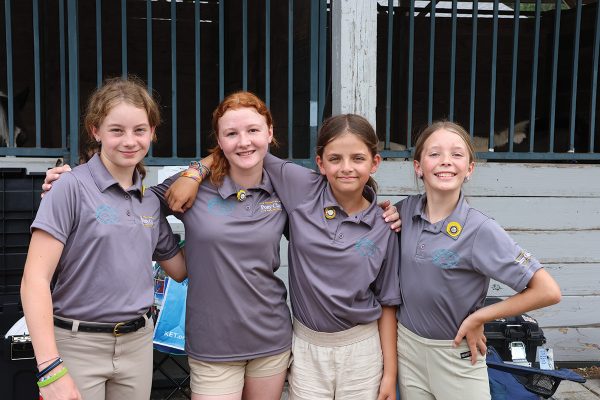 A group of Pony Club members.