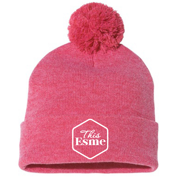 The This Esme pom-pom beanie.