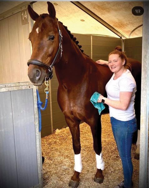 Jaydene McGourty, the professional groom providing grooming tips for this article.