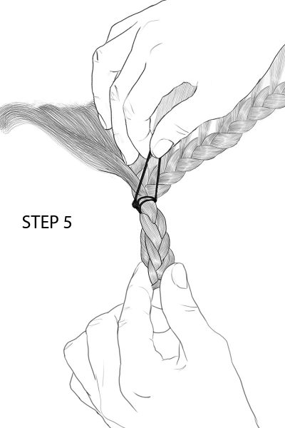 An illustration of the final step