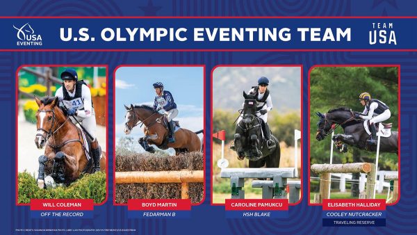 The U.S. Olympic Eventing Team for the 2024 Paris Olympics