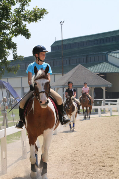 Young riders at the USPC Festival