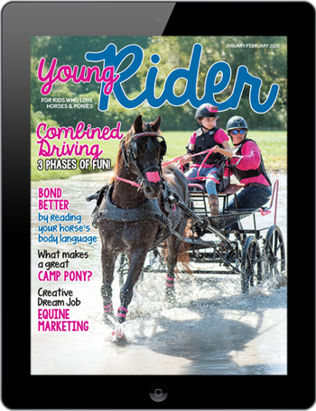 YR-Digital Young Rider January/February 2026 digital issue cover.