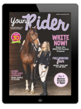 Digital cover of the January/February 2024 digital issue of Young Rider