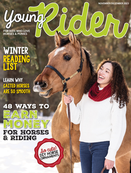 The cover of the Young Rider November/December 2023 issue
