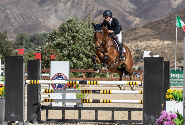 Charlotte Babbitt and 2 A.M., winners of the 2020 USEF National Young Rider Eventing Championships
