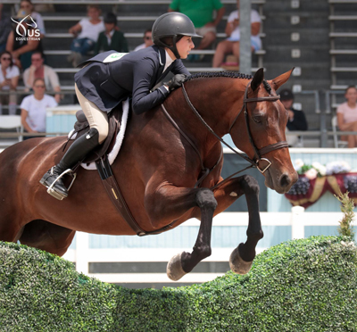 Clara Propp and Arabesque at the Adequan/USEF Junior Hunter National Championships - East