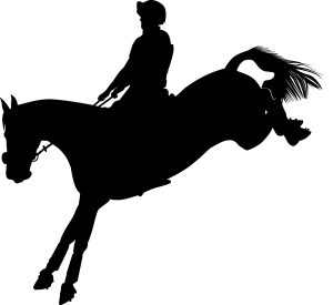 Eventing Rider Silhouette