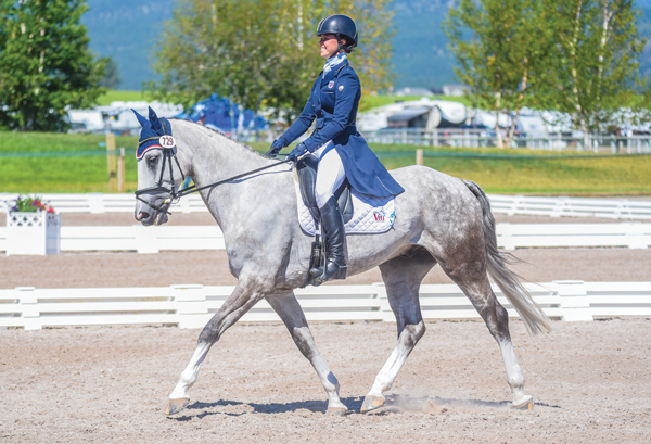 Gracie Elliott during her dressage test at NAYC - Dreams of Competing at the NAYC