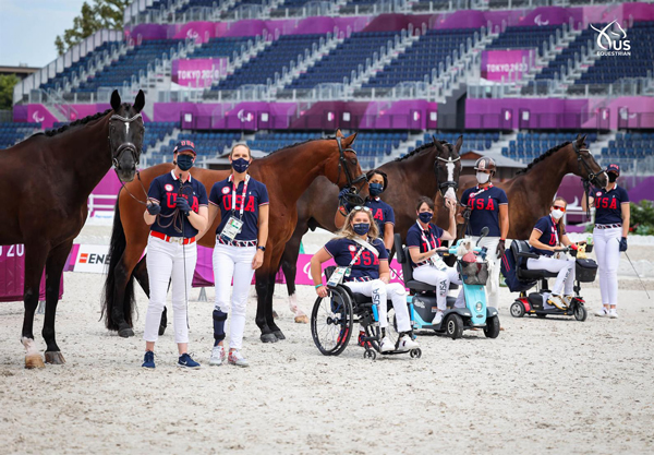 U.S. Para Dressage Team Passes First Horse Inspection Ahead of Competition at Paralympic Games Tokyo 2020