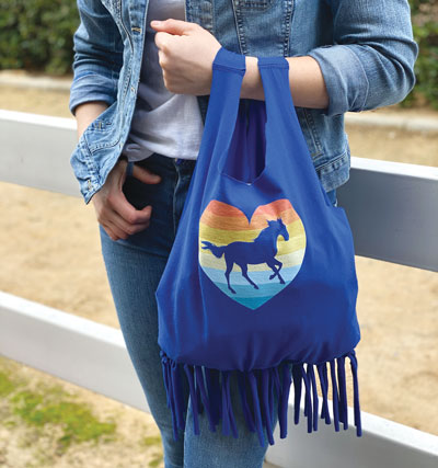 DIY Spring Into Fashion: Make a No-Sew Bag with a Horse Design