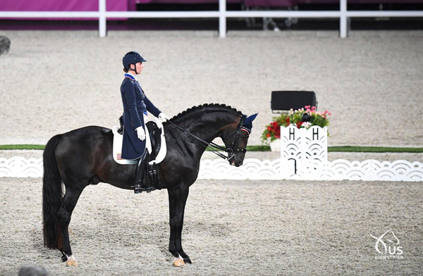 Sabine Schut-Kery and Sanceo Lead Off U.S. Dressage Team on First Day of FEI Grand Prix Competition at the Olympics