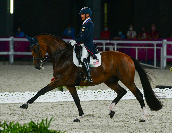 Steffen Peters and Suppenkasper, Grand Prix, Olympic Games Tokyo 2020